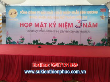 Cho thuê sân khấu - Backdrop